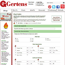 Gertens Plant Finder